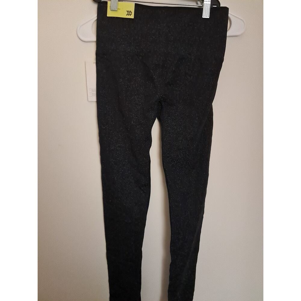 All In Motion Womens Black With Sparkle Leggings Size Small
